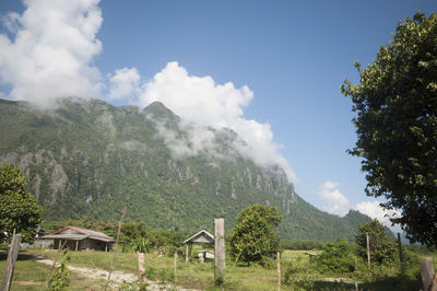 Panoramic view of landscape against sky