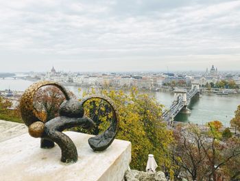 Budapest kocka view over the city 