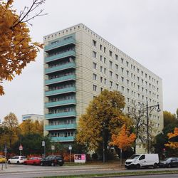 Low angle view of skyscraper