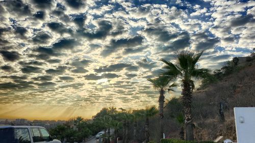 Scenic view of cloudy sky