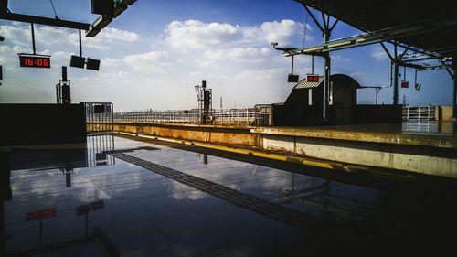View of built structure against sky