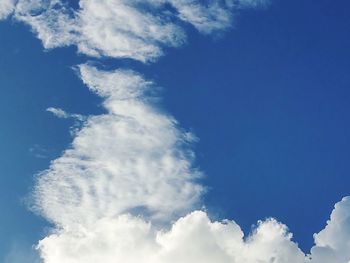 Low angle view of clouds in sky