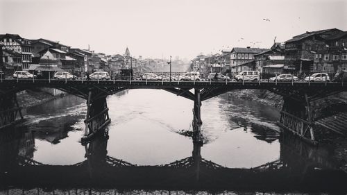 View of bridge in kashmir