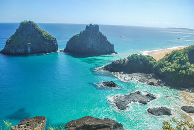 Panoramic view of sea against sky