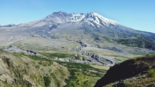 Scenic view of mountains