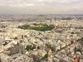 High angle view of cityscape