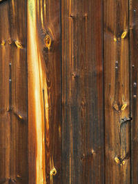 Full frame shot of wooden door