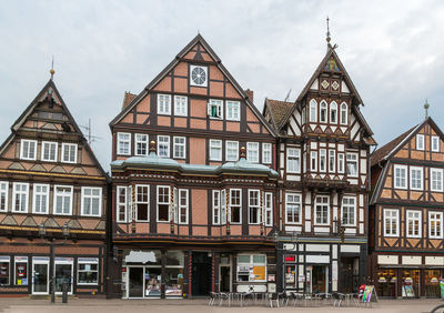 Building against sky in city