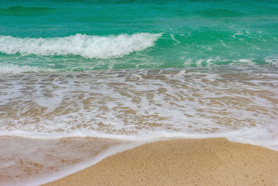 Scenic view of sea waves