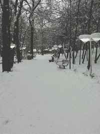 View of empty road