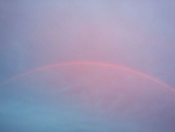 Rainbow against sky