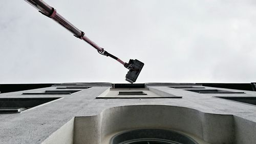 Low angle view of building against sky