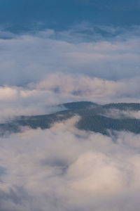 Low angle view of clouds in sky