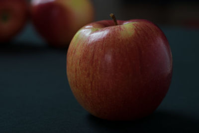 Close-up of apple on table