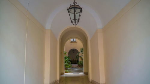 Interior of building