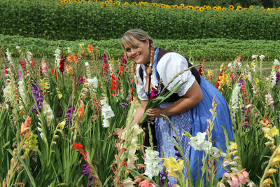 Woman in a field