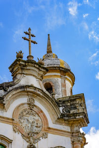 Low angle view of a temple