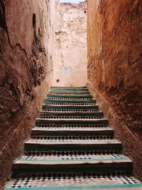 Staircase of old building