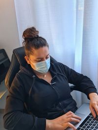 Man using mobile phone