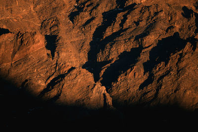 Rock formation in cave