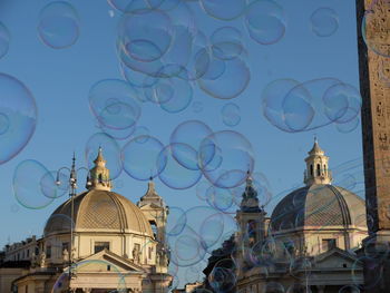Low angle view of building against sky