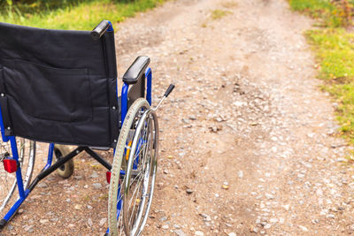 Bicycle on road