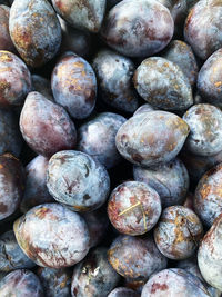 Full frame shot of blueberries