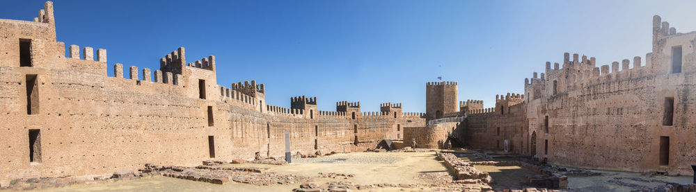 View of old ruins