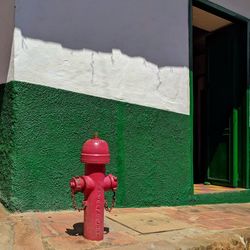 Close-up of fire hydrant