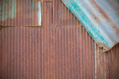 Full frame shot of weathered wooden wall