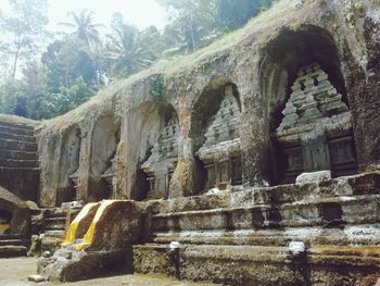 View of old ruin building