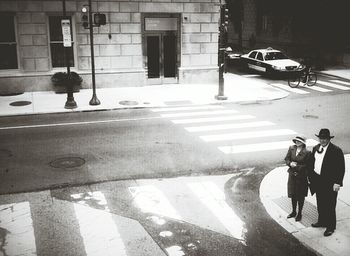 PEOPLE WALKING ON STREET