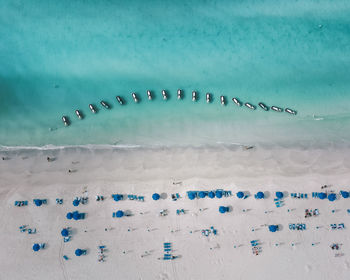 Aerial view of beach