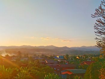 Scenic view of mountains