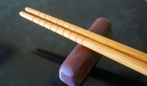 Close-up of chopsticks