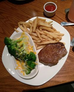 Close-up of food on plate