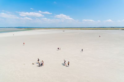 Low tide at mont saint-michel