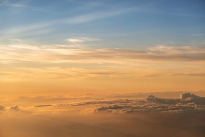 Sky above norway