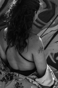 Young woman looking away