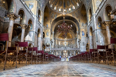 Interior of temple