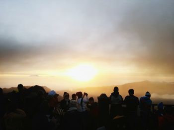 Scenic view of sunset