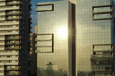 Low angle view of modern building