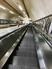 Interior of subway station