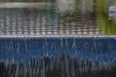 Close-up of water in lake