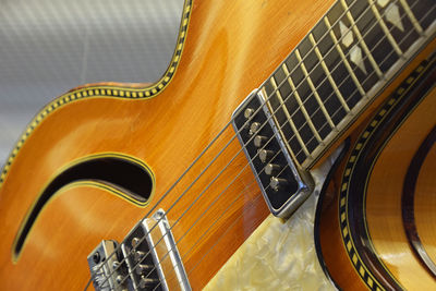 Close-up of guitar