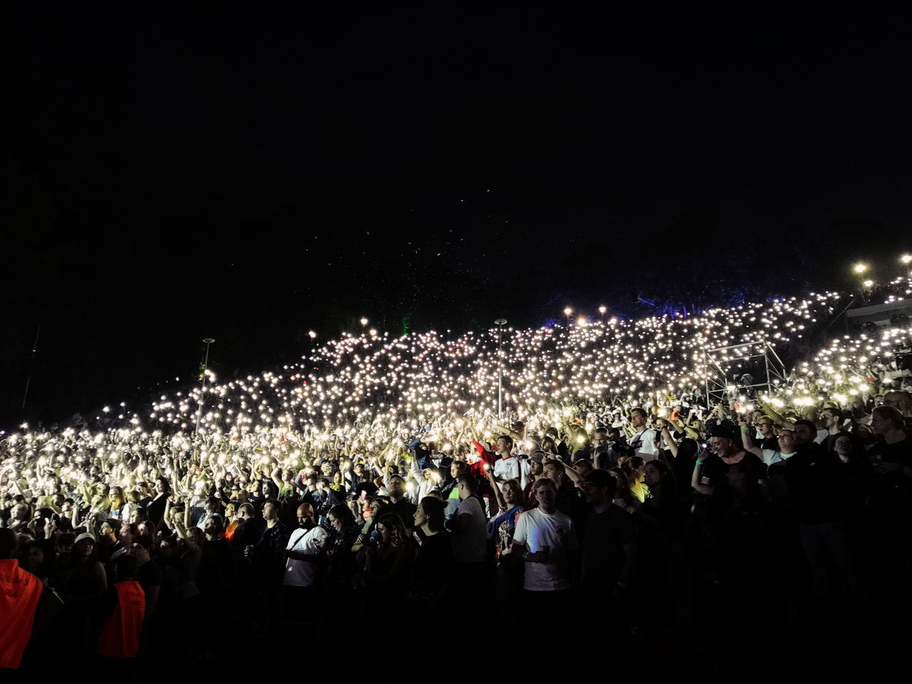 CROWD AT ILLUMINATED MUSIC CONCERT