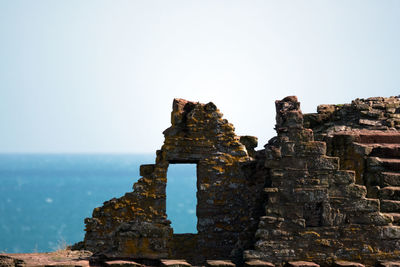 Old ruins against clear sky