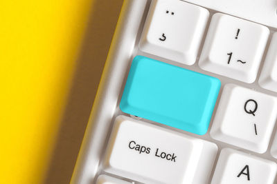 Close-up of computer keyboard