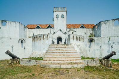 View of colonial fort coenraadsburg in elmina, ghana