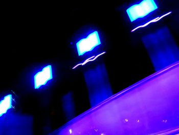 Close-up of illuminated lights